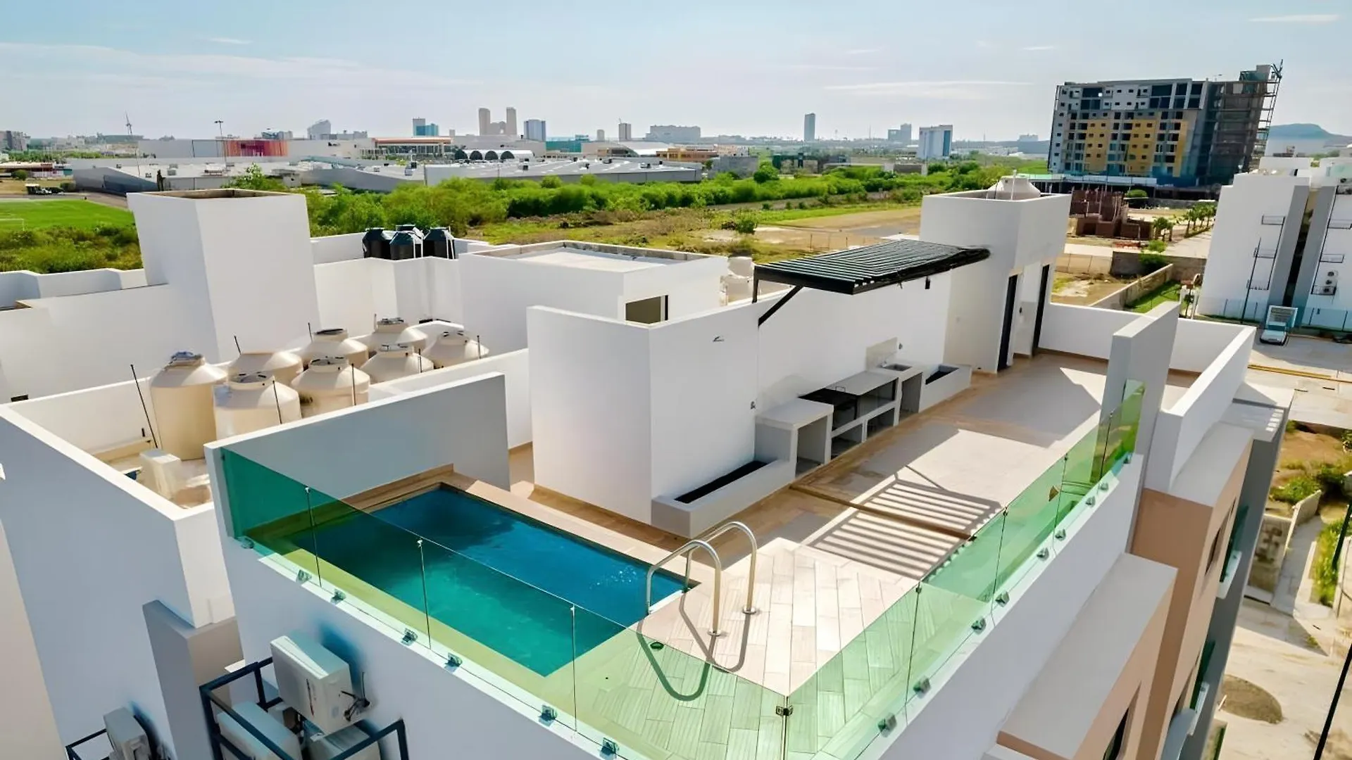 Loft Familiar Deluxe En Mazatlan - Alberca, Cocina Y Wifi Apartment